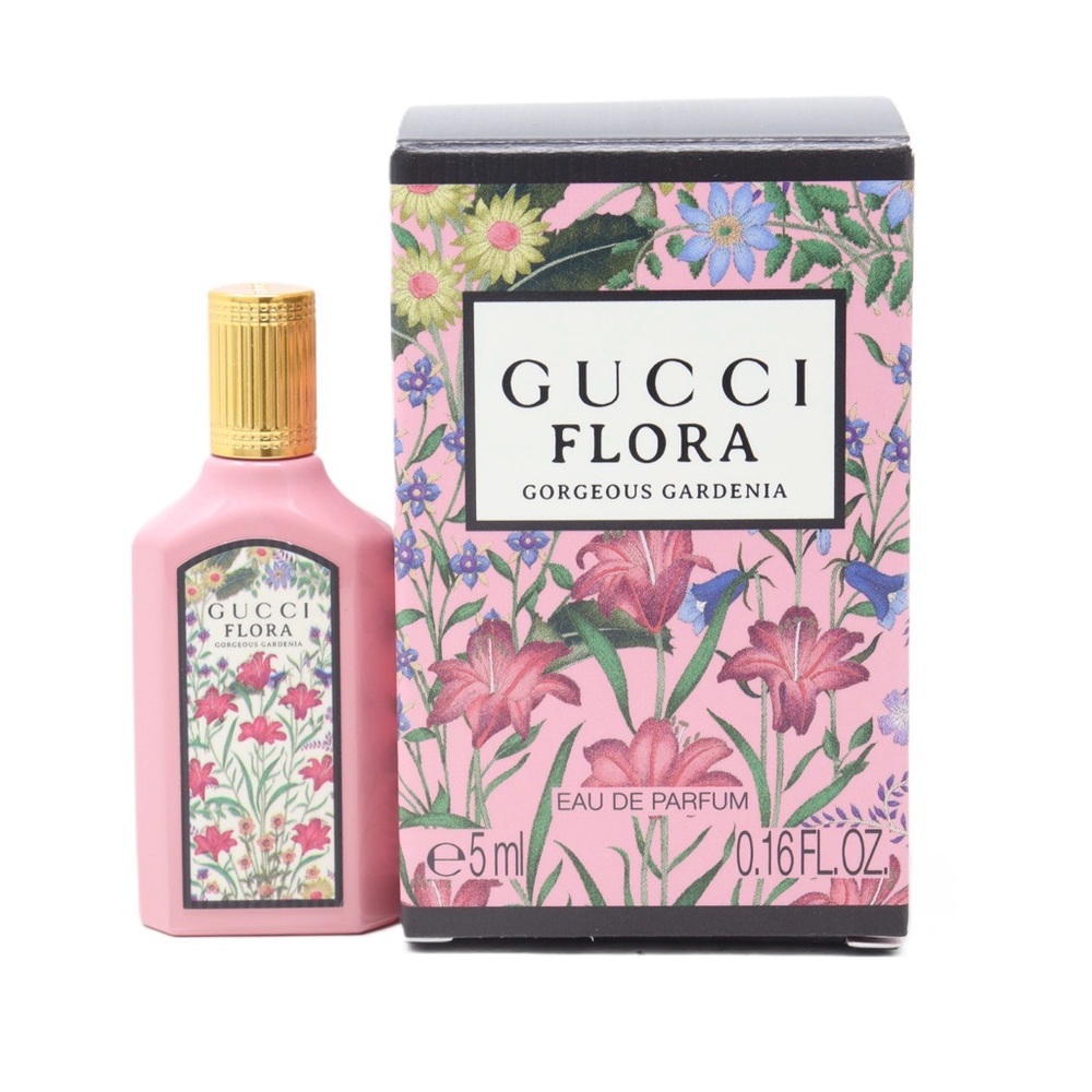 NIB! Gucci Flora Gorgeous Gardenia-E.D.P. -5ML/.16FL OZ MINI - Picture 5 of 5